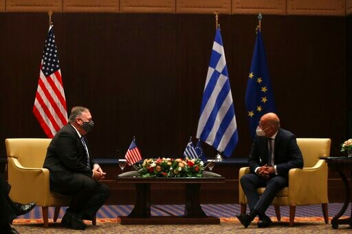 Pompeo Meets with Greek Foreign Minister