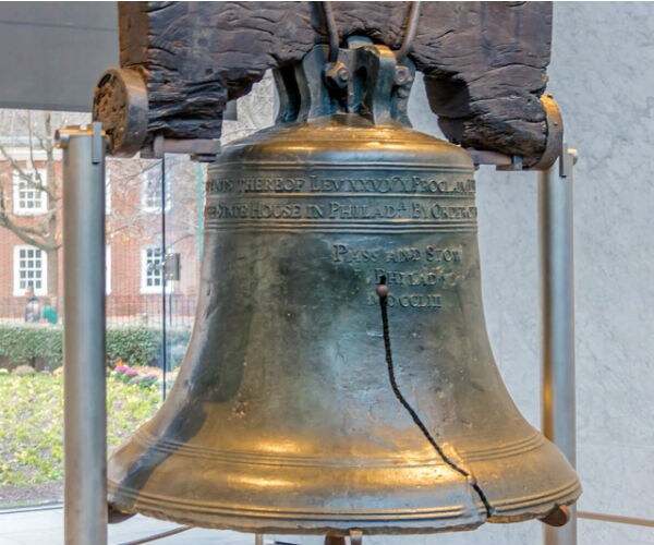 liberty bell as seen in philadelphia pennsylvania