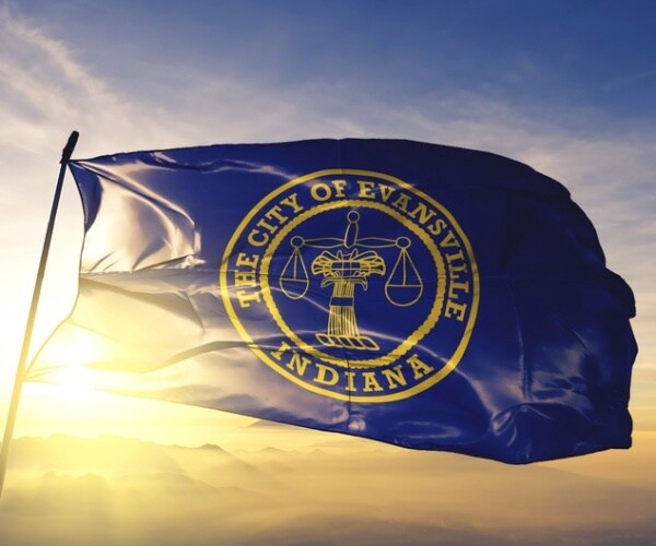 Evansville, Indiana flag