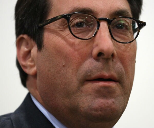Defense team member and President Donald Trump's personal lawyer Jay Sekulow is shown wearing black glasses.