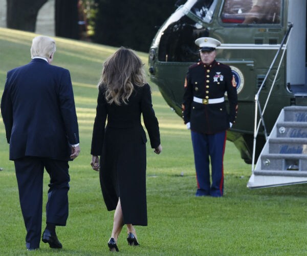 Trump Says It's a 'Sad Day' As He Heads to Vegas