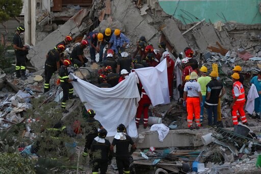 8th Body Pulled from the Rubble in Italy Building Collapse