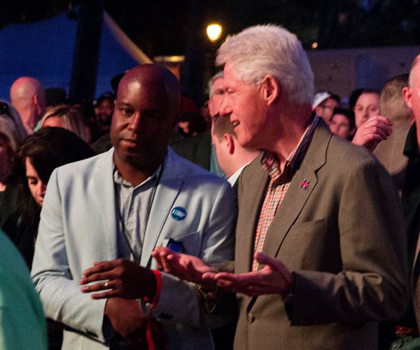 Bill Clinton Stops by Philly's Made in America Festival