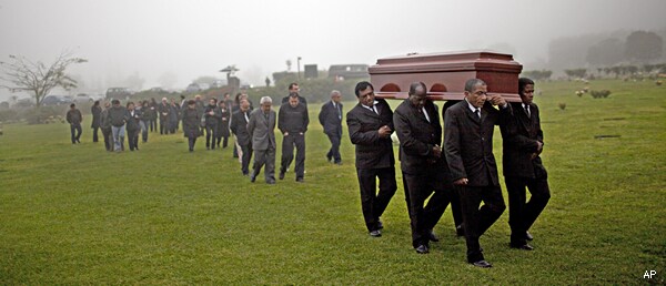 Lima Pallbearers: Black Men Chosen to Carry Coffins