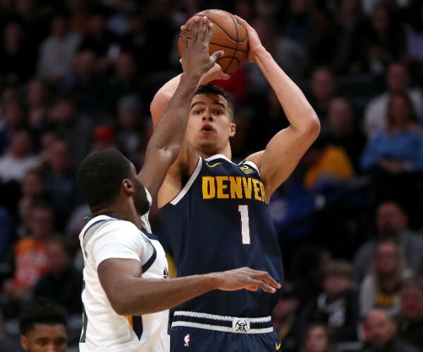 michael porter jr. shoots a jump shot