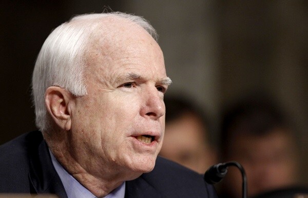 Trump Launches Fresh Attack on McCain after Widow Endorses Biden