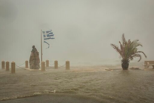 Search for Migrant Boat as Powerful Storm Lashes Greece