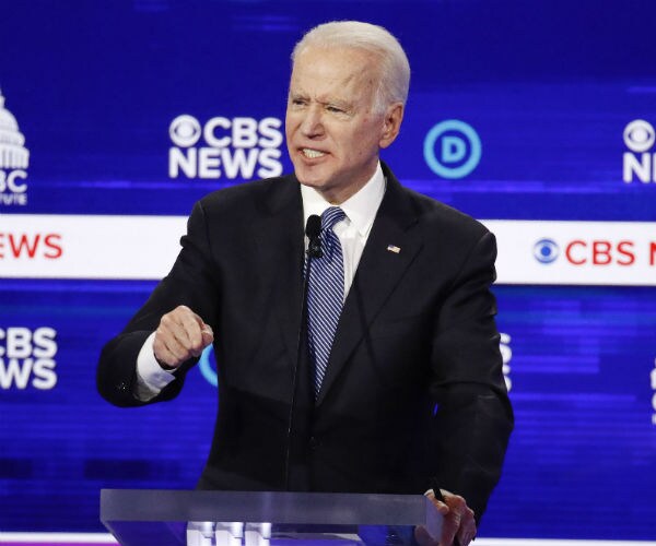 former vice president joe biden is shown