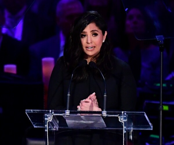 vanessa bryant speaks during kobe and gianna bryant memorial