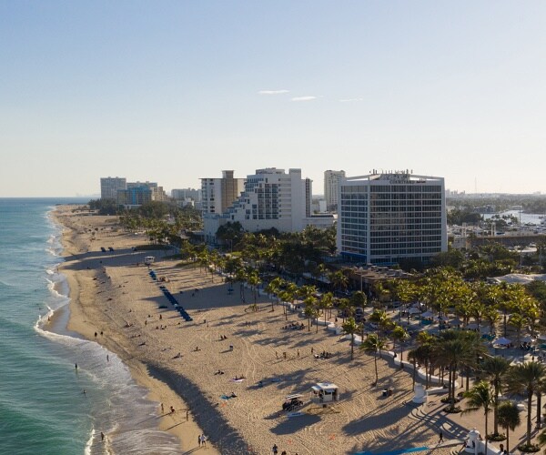 aerial view of fort lauderdale beach
