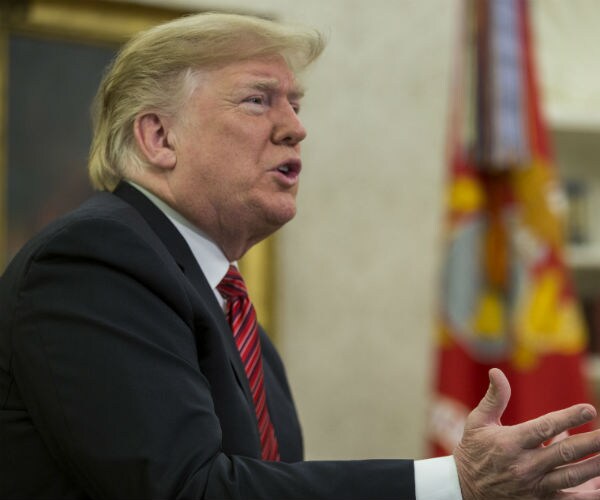president donald trump in the oval office
