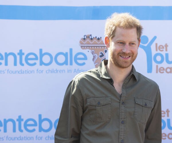 the duke of sussex  in kasane, botswana. 