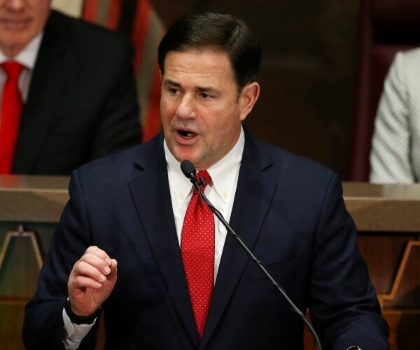 doug ducey speaks in the arizona state chamber