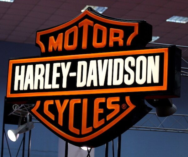 harley-davidson sign and logo