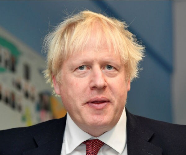 boris johnson visiting a london school in july of this year  