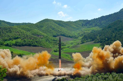 The Latest: Expert: Chicago, LA in Range of North Korea ICBM
