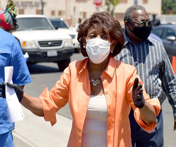 rep. maxine waters attends an event in watts.