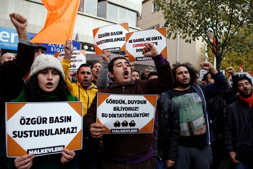 Turkish Opposition Paper "won't Give In" after Detentions