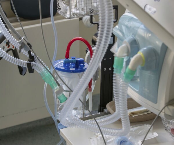 a ventilator is shown