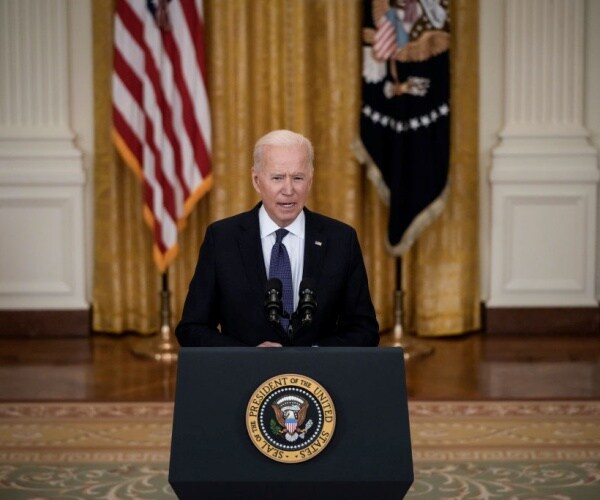 President Joe Biden delivers speech