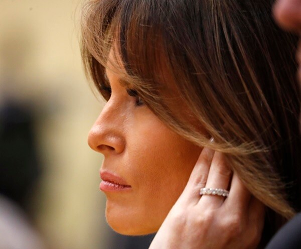 Melania Trump Listens to Students Talk About Online Civility