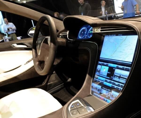 Tesla control panel