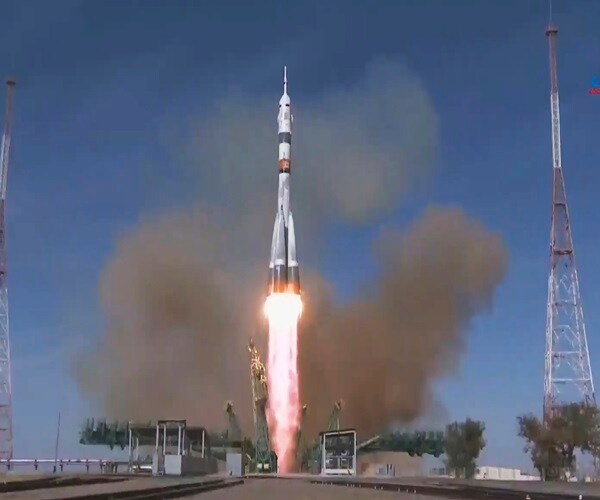 Russian-US Crew Launches on Fast Track to the Space Station