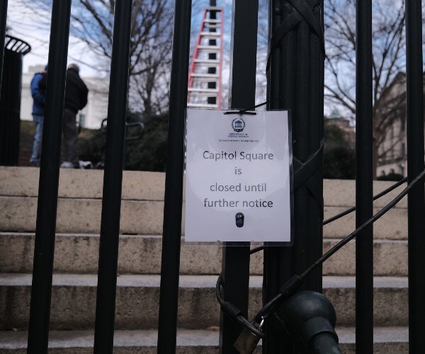 a capitol area secured in washington dc