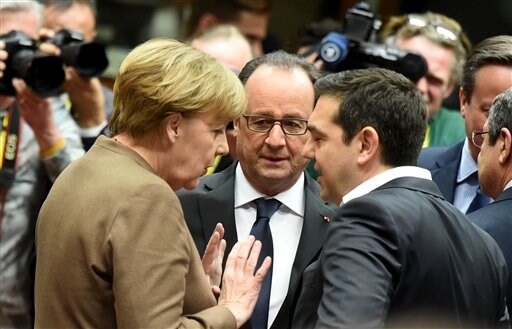 Greek, German, French Leaders Meet about Migrant Crisis