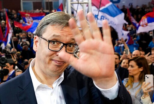 Serbs Vote in Triple Election Set to Keep Populists in Power