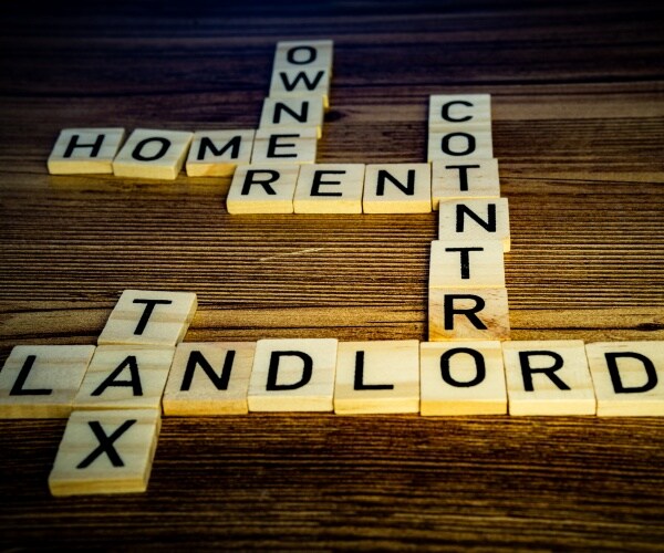 housing crisis concept illustration estate agency home ownership rent control