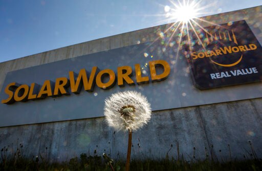 Germany's SolarWorld Files for Insolvency as Prices Fall