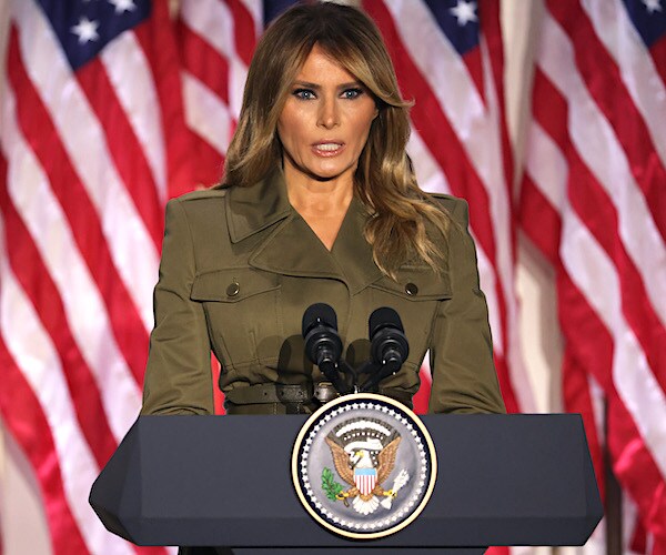 Melania Trump Farewell Message: 'Violence Is Never the Answer'