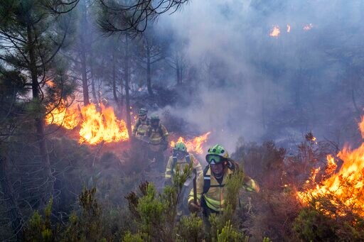 Crews in Southern Spain Face 'complex' Wildfire for 5th Day