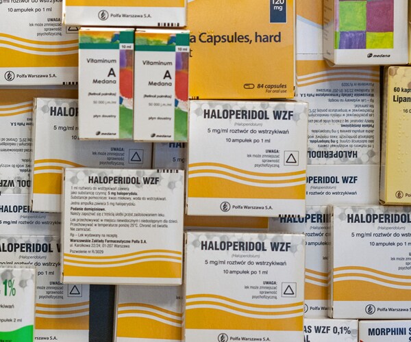 boxes of the drug haloperidol