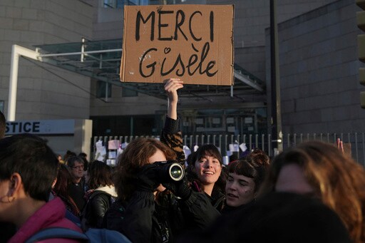 Women's Right Activists Rally in France Ahead of Gisèle Pelicot's Rape Trial Verdict