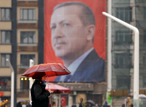 The Latest: Erdogan Says Europe Drowning in Fear of Muslims