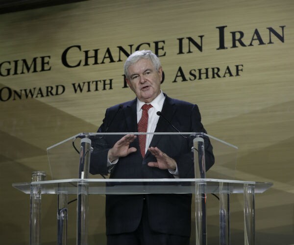 newt gingrich is shown 