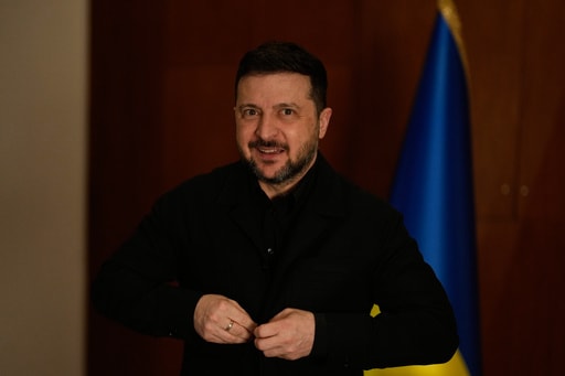 Zelenskyy Says Ukrainian Forces Shot Down Shahed Drones in Middle Eastern Countries During Iran war
