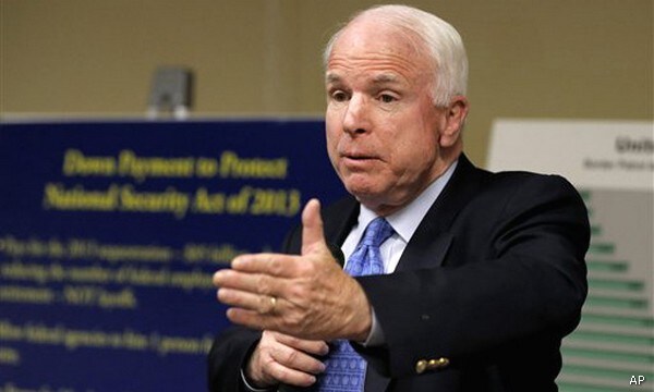 McCain: Tea Party Senators' Stand on Budget 'Bizarre'