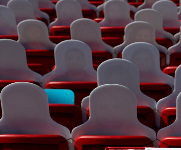 sports fans cut outs due to coronavirus