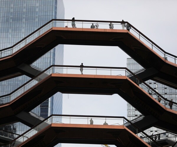 The Vessel stands in Hudson Yards.