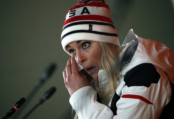 Lindsey Vonn Wins Bronze in Tearful Olympic Downhill Finale