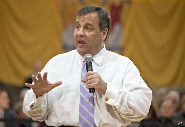 Christie Disrupted by Hecklers at Usually Friendly Town Hall