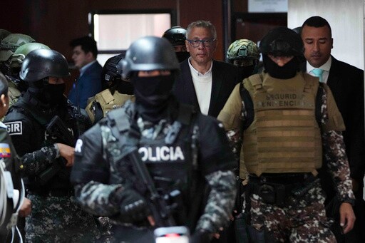 Former Ecuadorian Vice President Detained in Embassy Raid Gets 13 Years in Prison