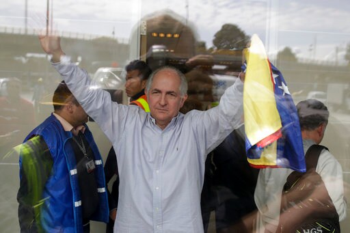 Ousted Caracas Mayor Reaches Spain after Fleeing Venezuela