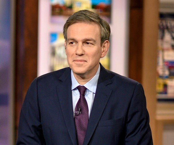 bret stephens sits on a panel on meet the press