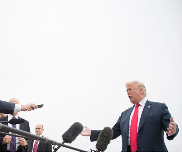 Trump Meets With Families After Texas School Shooting