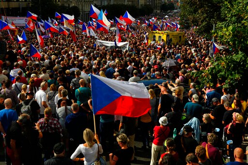 Tens of Thousands Protest against Czech Government