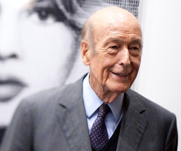 valery giscard destaing attends event